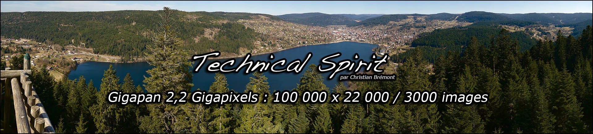 PANORAMIQUE GIGAPAN DU LAC DE GERARDMER TECHNICAL SPIRIT